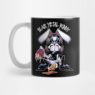 Black Metal Easter Bunny Mug